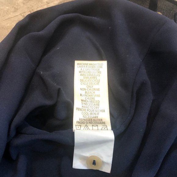 Max Studio Navy Sleeveless Top, Size M - Picture 10 of 10